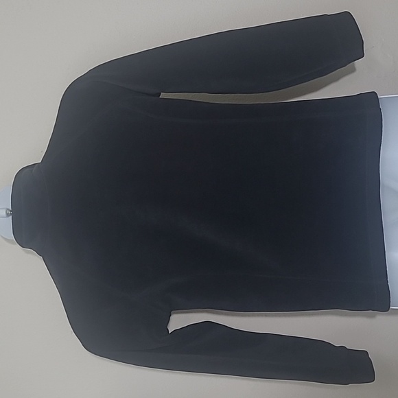 Columbia Fleece Jacket Charcoal Gray Pink Full Zip Hand Pockets XL - Picture 3 of 8